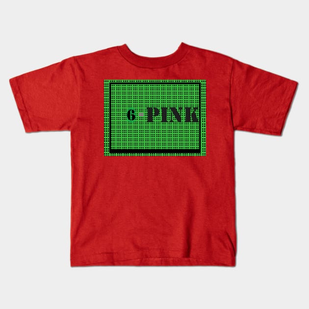 6 Pink Kids T-Shirt by momomoma